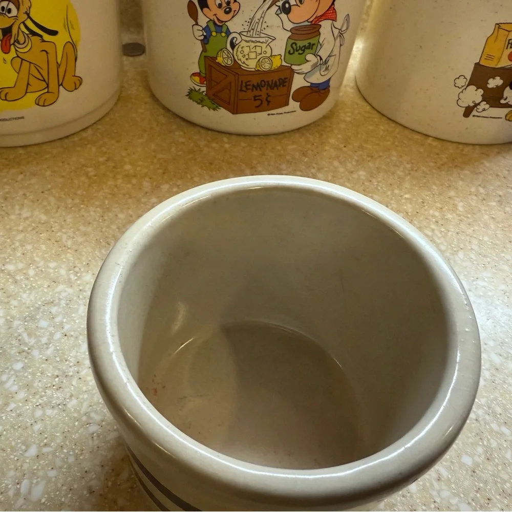 Vintage Crock Roseville Robinson Ransbottom Blue 1 Quart Low Striped Ceramic Pot - Picture 3 of 16